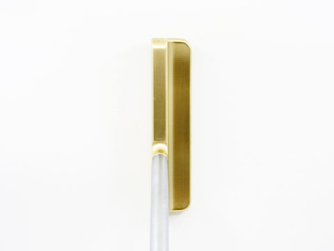 Custom putter at address
