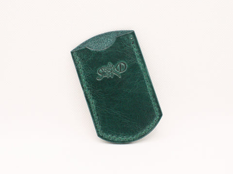Leather divot tool holder