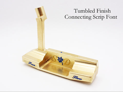 Crisp model milled custom putter by Deschamps Designs Golf