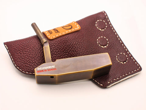 Left handed milled putter with headcover