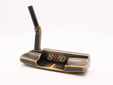 Deschamps Designs Golf Crisp milled putter with slant neck