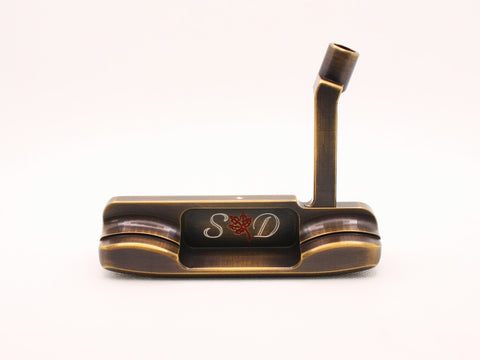 Brass putter with plumber neck